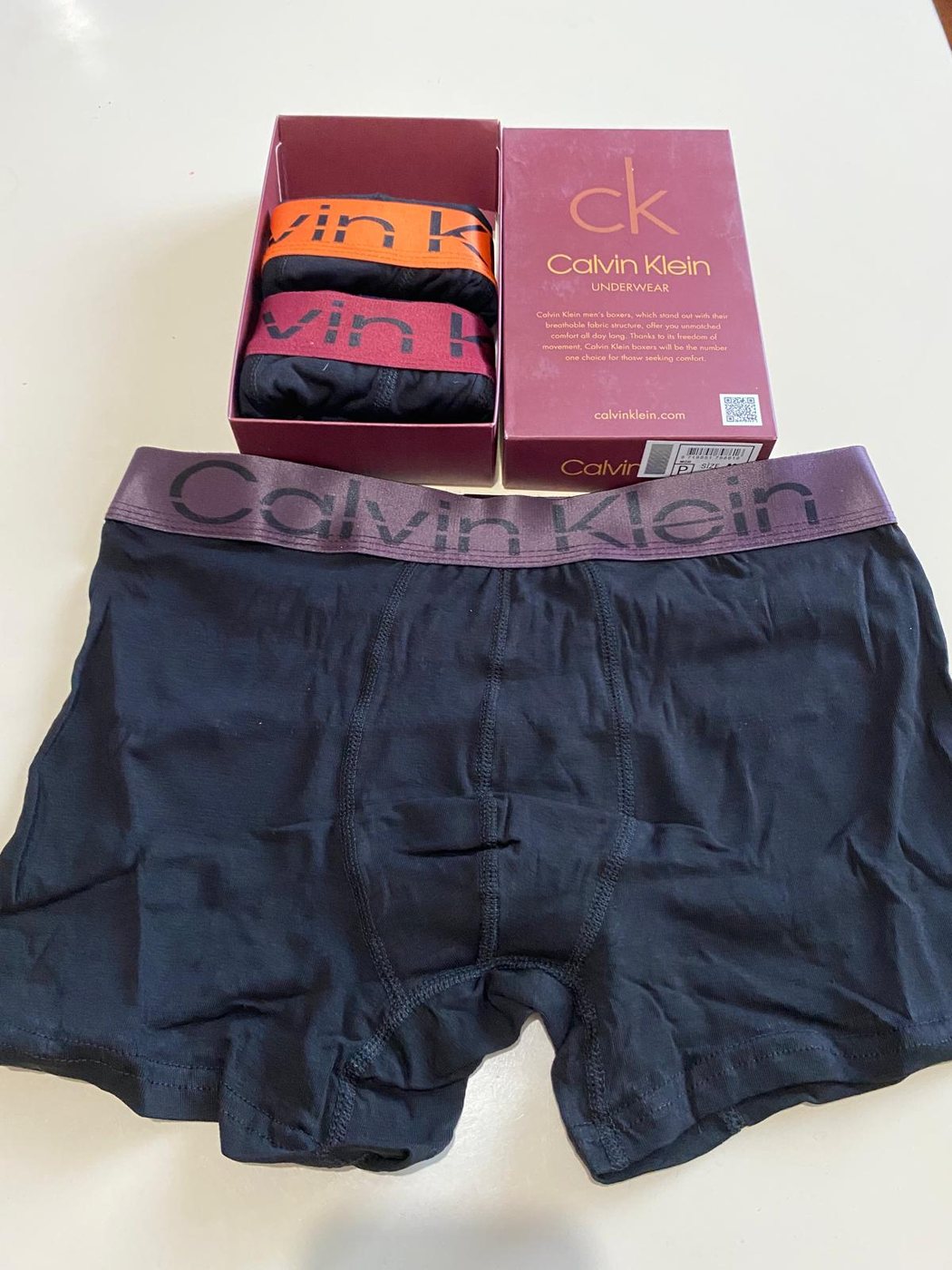 Erkek Siyah Boxer Seti